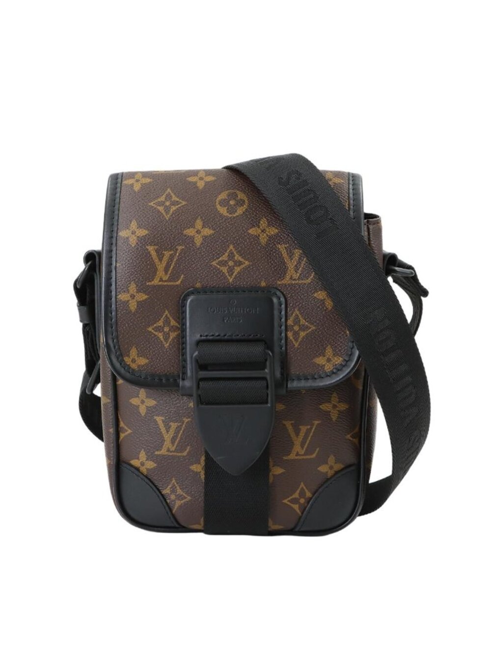 Louis Vuitton Monogram Macassar Arch Messenger Shoulder Bag Brown